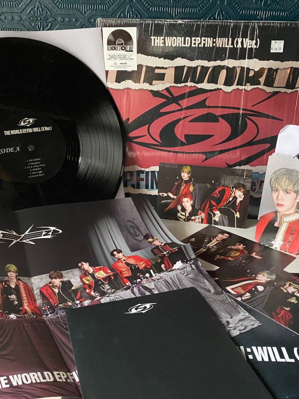 ATEEZ THE WORLD EP.FIN: WILL [X] Record Store Day 2024, Black Ice vinyl w/Yunho